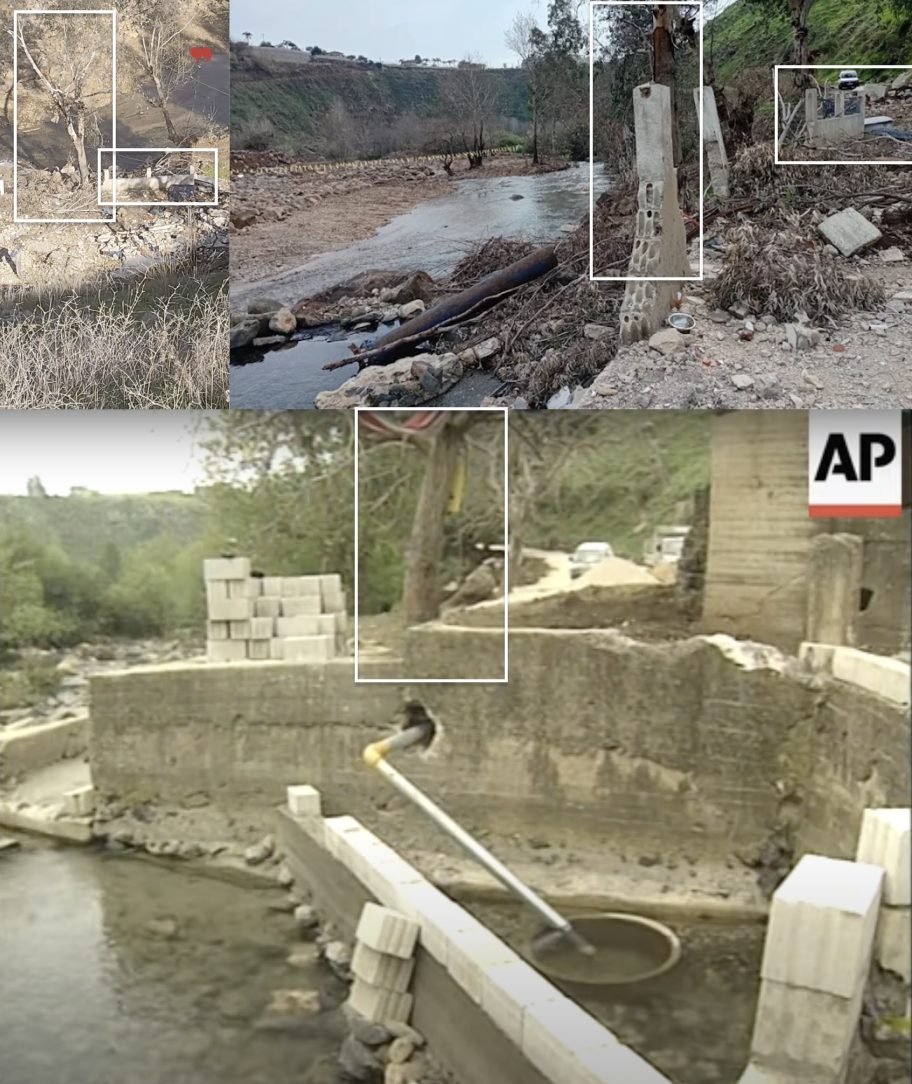 Image of the site from an old video