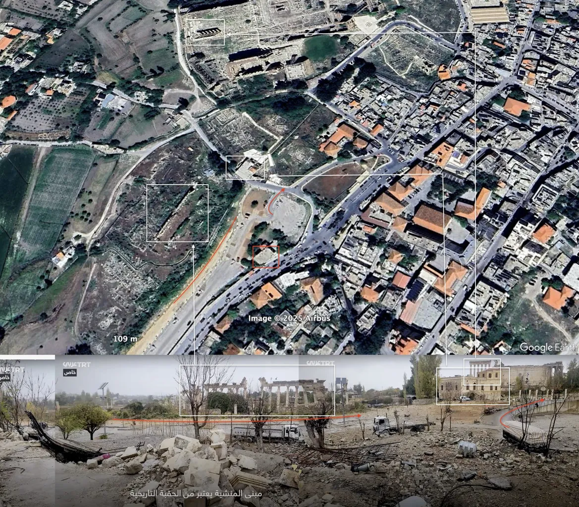 TRT visual match with satellite imagery