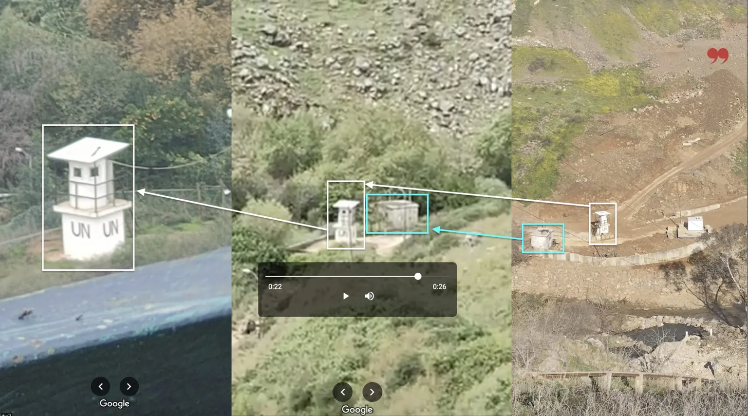 Image of UNIFIL unit buildings