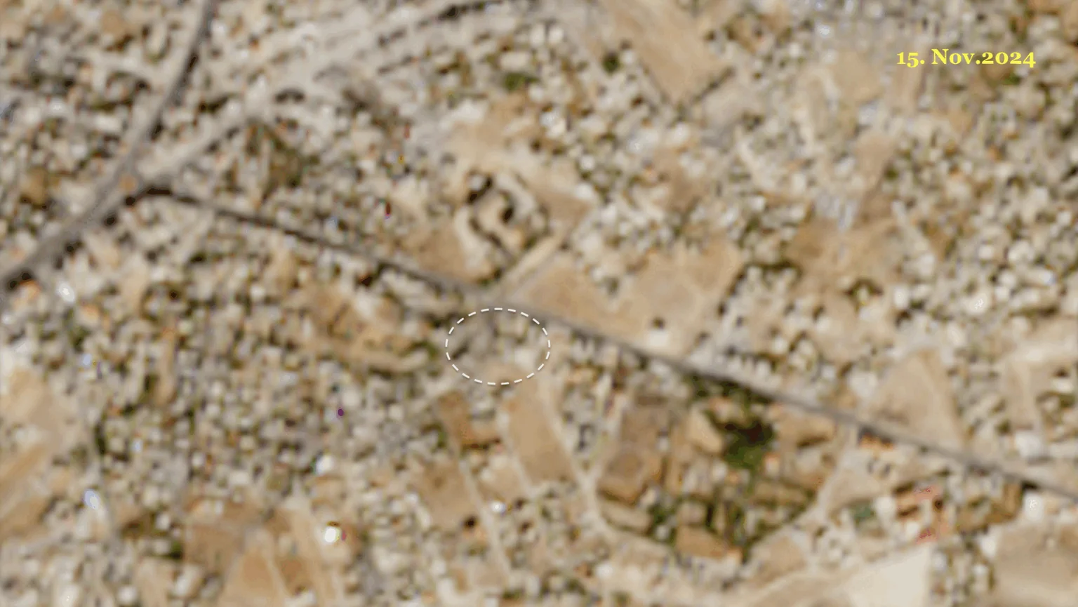 Satellite image comparison