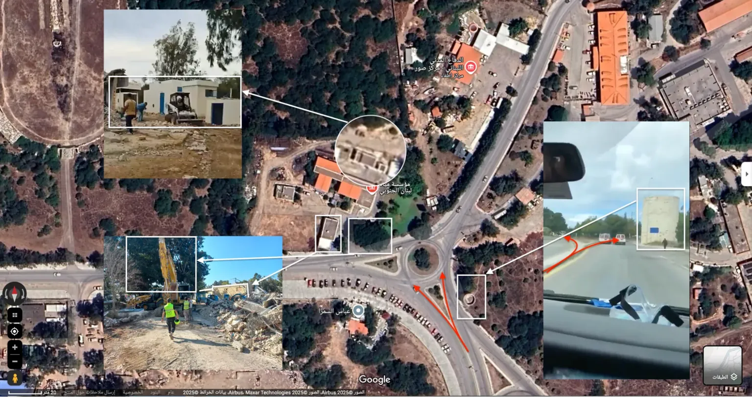 Satellite image of the establishment