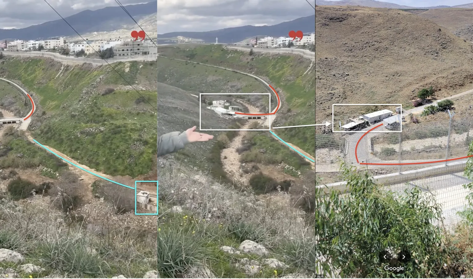 Image of the pump station site near Al Jisr Point