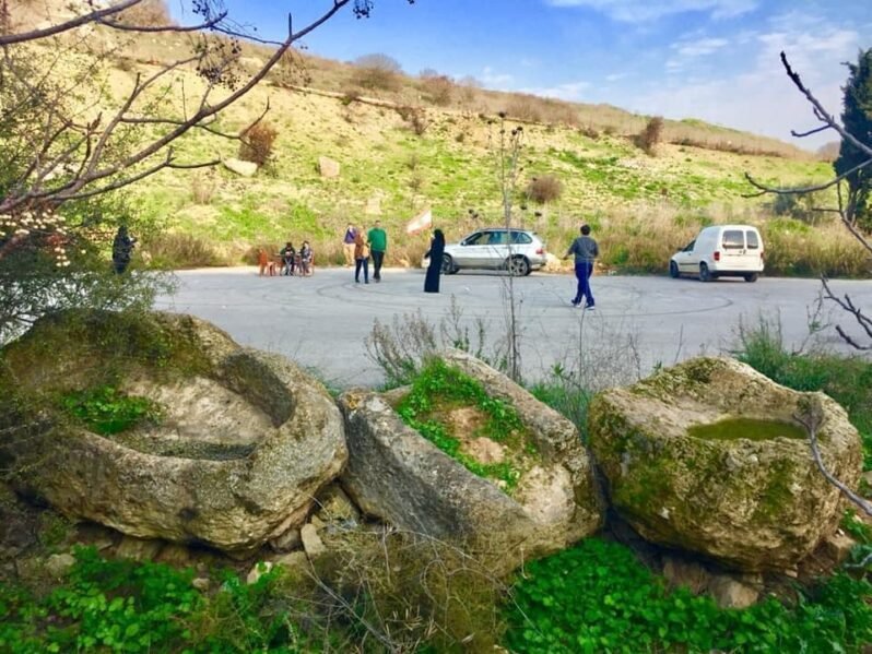 Ancient troughs near Shu'ayb's Wells
